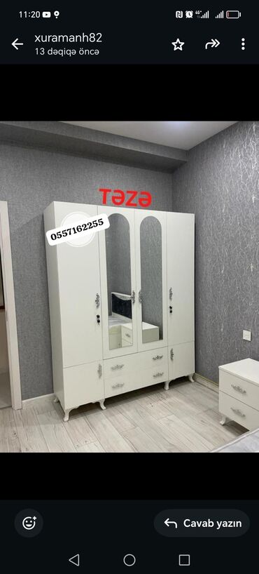 Dolablar: Yeni, Açılan, 3 qapılı Düz dolab, Ayaqqabı dolabı, Türkiyə -da lalafo.az — 11 Dolablar: Yeni, Açılan, 3 qapılı Düz dolab, Ayaqqabı dolabı, Türkiyə — 11