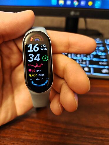 телефоны телефоны: Продаю Xiaomi Smart Band 9 (Mi Band 9). Цвет: голубой. Состояние