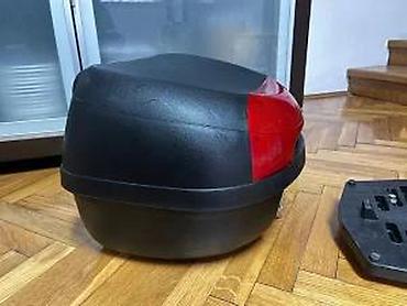 Delovi za motocikle: Univerzalni kofer za motor/skuter sa nosačem - Tvrda gornja kutija — 13