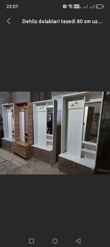 Dolablar: Yeni, 2 qapılı Düz dolab, Dəhliz dolabı — 7