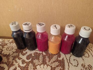 Kompüter və noutbuk aksesuarları: Printer rəngləri hamsi bir yerdə satilir