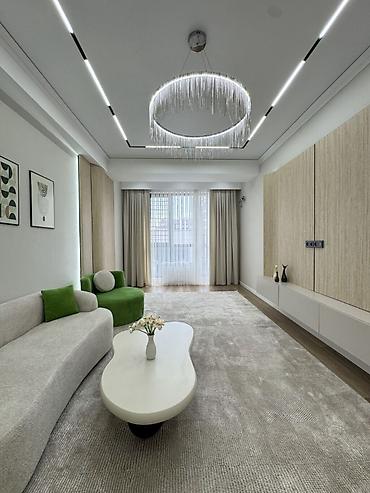 royal construction: 3 комнаты, 77 м², Асанбай мкр Элитка, 11 этаж, Дизайнерский ремонт — 4