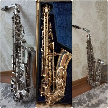 Saksofonlar: Saksafon B&S. satilir 1100 azn. Hər detalı işləkdir. Əla