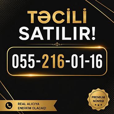 sim operator: Nömrə: ( 055 ) ( 2160116 ), İşlənmiş — 1