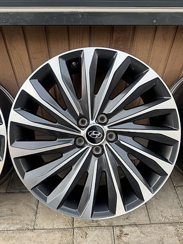 дамкрат авто: Литые Диски R 20 Hyundai, Комплект, отверстий - 5, Б/у — 9