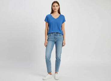 koszulki z napisami na plecach: Drykorn, Women`s T-shirt, size L