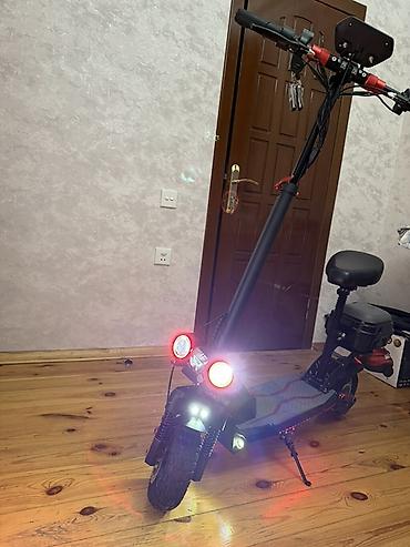 elektrikli scooter oturacaqlı: Elektrikli skuter – oturacaqlı, güclü işıqlandırma və əlavə — 2