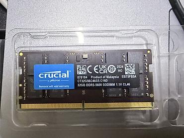 Crucial (by Micron) SO-DIMM DDR5 для ноутбуков - Объем: 32 ГБ -