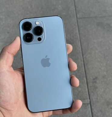 айфон бу бишкек: IPhone 13 Pro, Б/у, 128 ГБ, Голубой, Чехол, 81 %