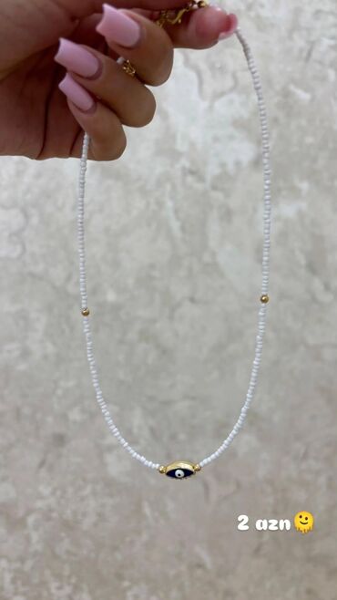 Boyunbağılar: Rəngarəng muncuq əl işi boyunbağılar. ətraflı məlumat və çatdırılma — 18