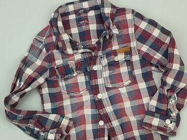 sukienki na długi rękaw: Shirt 2-3 years, condition - Fair, pattern - Cell, color - Multicolored