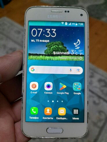 Samsung: Samsung Galaxy S5 Mini, rəng - Ağ, Barmaq izi, İki sim kartlı