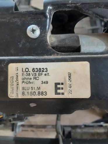 bmw e60 stop: Məhsul: Avtomobil üçün elektrik tənzimlənən ön oturacaq karkası — 6