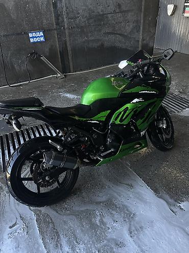 скутер с номером: Спортбайк Kawasaki, 300 куб. см, Бензин, Взрослый, Б/у — 5