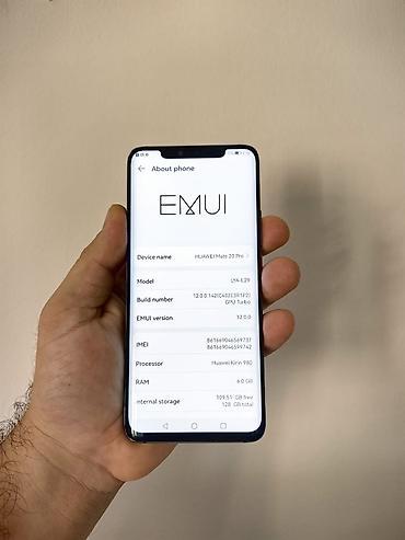 Huawei: Huawei Mate 20 pro crni dual sim sim free, sa 6/128 gb memorije. Dobro — 4