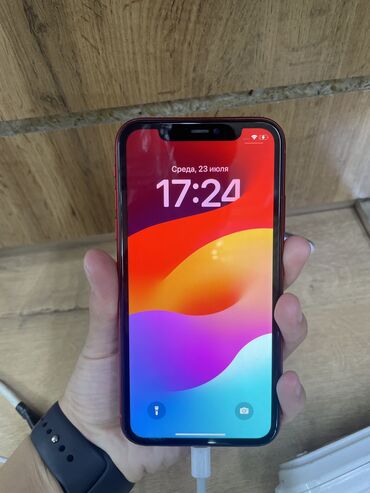 телефоны в рассрочку без банка: IPhone 11, Б/у, 64 ГБ, Красный, 74 %