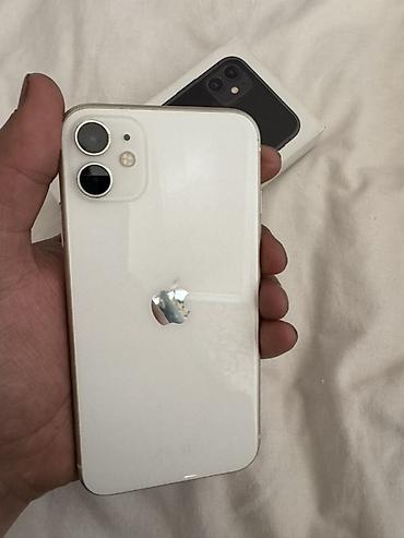 Apple iPhone: IPhone 11, Б/у, 128 ГБ, Белый, Коробка, 76 % — 2