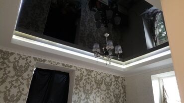 Натяжной потолок: Натяжной потолок Глянцевое, Матовое, 3D потолки Гарантия, Бесплатная консультация, Бесплатный замер — 4