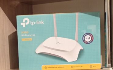 Продаётся роутер Tp-link, новый 4в1 скорость Wi-Fi до 300 Мбит/с