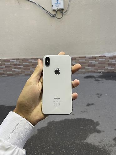 Mobil telefonlar: IPhone X, 64 GB, Gümüşü, Face ID — 1