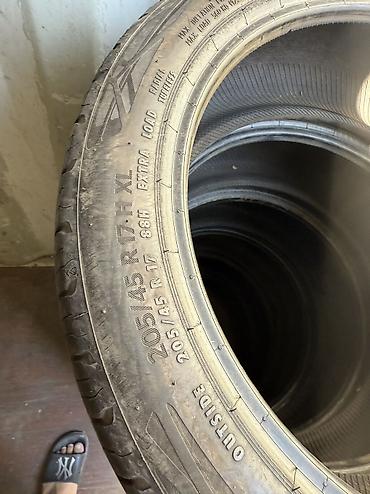 continental: Шины 205 / 45 / R 17, Лето, Б/у, Пара, Легковые, Германия, Continental — 3