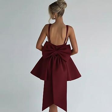 Haljine: 🔥Koktel haljina sa velikom mašnom na leđima
✅2500 din — 4