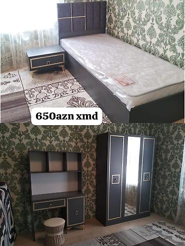 Детская мебель: Uşaq/yeniyetmə otağı üçün mebel dəsti Dəst tərkibi: - Tək nəfərlik — 1