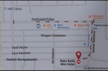 Günlük kirayə mənzillər: Xüsusiyyətlər: İnşaatçılar metro stansiyasına 6 dəqiqəlik yürüş — 13