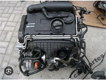 Двигатели, моторы и ГБЦ: Дизельный мотор Volkswagen 2006 г., 2 л, Б/у, Оригинал, Германия