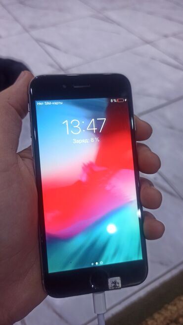 новые мобильные телефоны: IPhone 6, Колдонулган, 64 ГБ, Күмүш, Заряддоочу түзүлүш, 98 %
