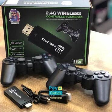 Ostale igre i konzole: 64G M8 4K Game Stick Mini konzola kutija Retro TV Video Game Console — 9