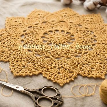 emmi tekstil: Xəm Xoş Naxışlı Əl İşləməsi Krujevalı Süfrə - Material: 100% pambıq — 2