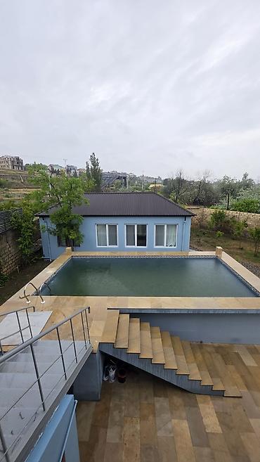 gence gunluk kiraye evler: Novxanıda bağ evi *aylıq kiraye verilir 4000azn* tam şəraitdədir — 1