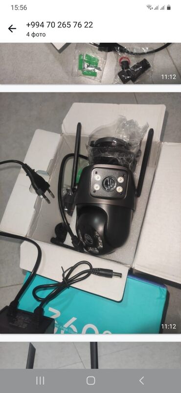 Videomüşahidə: Wi Fi kameralar 355 dərəcə fırlanır ev üçün də kameralar var mini -da lalafo.az — 8 Videomüşahidə: Wi Fi kameralar 355 dərəcə fırlanır ev üçün də kameralar var mini — 8