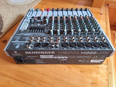 samdanlar ve saat: Behringer XENYX X1222USB mikser - 16 girişli analoq mikser: 6 — 2