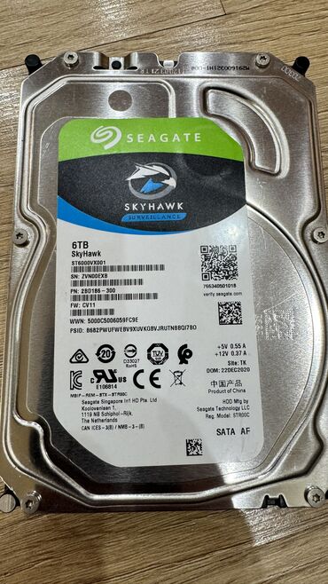 Жесткие диски, переносные винчестеры: Накопитель, Б/у, Seagate, HDD, Более 5 ТБ, 3.5", Для ПК