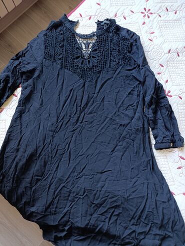 Повседневные платья: Повседневное платье, США, Осень-весна, Короткая модель, Трапеция, M — 1