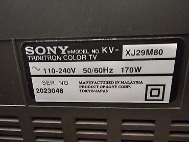 Телевизоры: Sony Trinitron KV-XJ29M80, 29" — CRT для ретрогейминга Оригинальный — 3