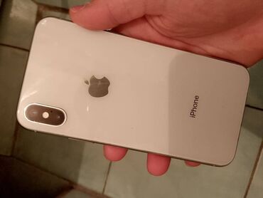 iphone 3g цена: IPhone X, Колдонулган, 256 ГБ, Ак, 100 %