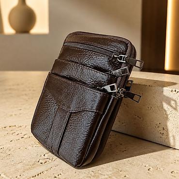 torbe marc jacobs: Muška kožna torbica preko ramena – kompaktna i organizovana - — 3