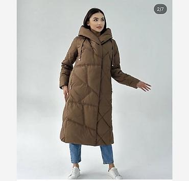 reebok кроссовки женские: Пуховик, Длинная модель, Стеганый, S — 4