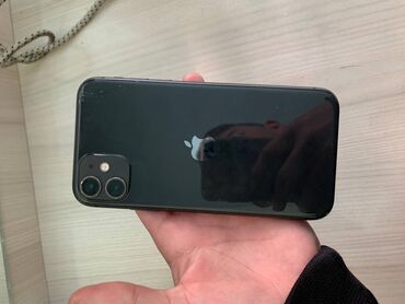 айфон 11 про макс бу цена в бишкеке: IPhone 11, Колдонулган, 64 ГБ, Jet Black, Каптама, 85 %