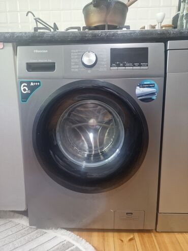 toxuma masini: Paltaryuyan maşın Hisense, 6 kq, İşlənmiş, Avtomat, Qurutmasız, Kredit yoxdur, Ünvandan götürmə