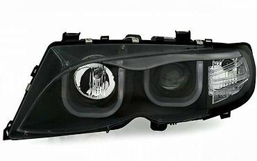 CRNI ANGEL EYES LIGHT BAR FAROVI BMW SERIJA 3 E46 RESTYLING | Crni