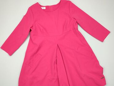 sukienki długa różowa: Sukienka, XL, stan - Dobry
