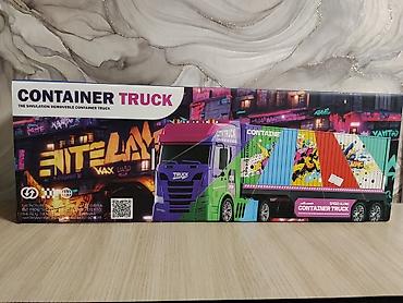 stick game: Игрушечный грузовик‑контейнеровоз CONTAINER TRUCK - Яркий желтый — 3