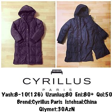 Yash:8-10(126) Uzunluq:80 Eni:80+ Qol:50 Brend:Cyrillus Paris