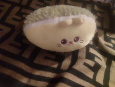 Подарки и сувениры: Мягкие игрушки (набор) - Плюшевый ёжик-котик: круглая форма, кремовая — 1