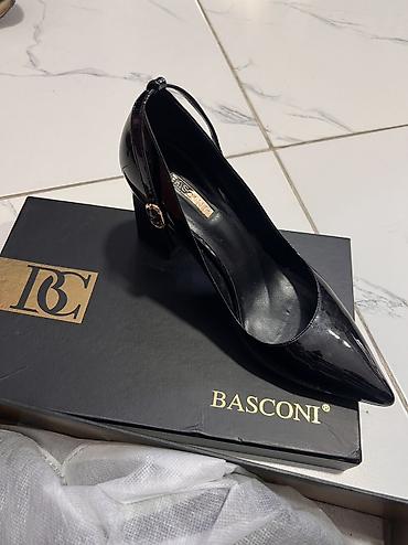 балотный сапоги: Туфли, 37, Basconi, Б/у, цвет - Черный — 2