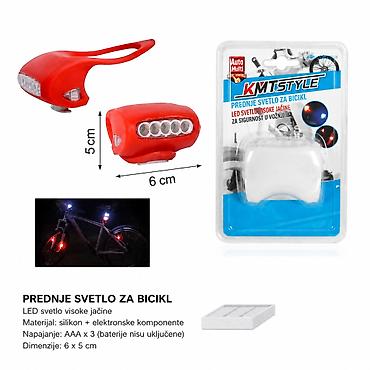 KMT Biciklistička silikonska svetiljka 2001364 Prednje LED svetlo za